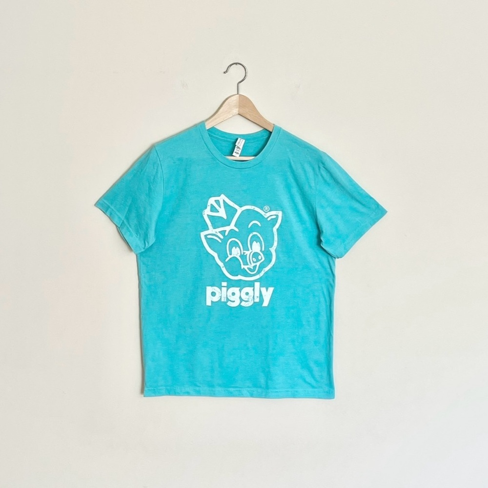 Piggly Wiggly Hilton Head Graphic Teal T Shirt Adult size Large